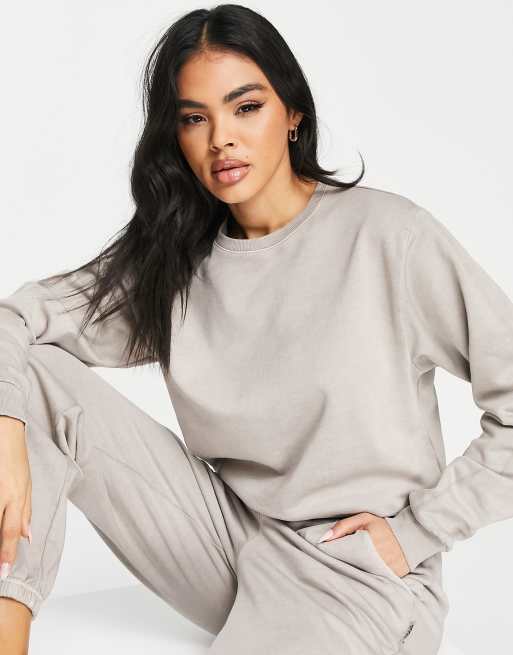 ASOS 4505 unisex sweatpants and sweatshirt set in gray