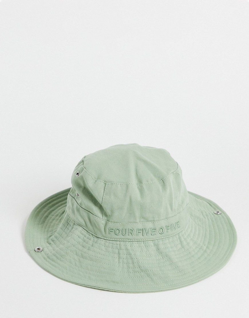 ASOS 4505 - Uniseks bucket hat-Groen