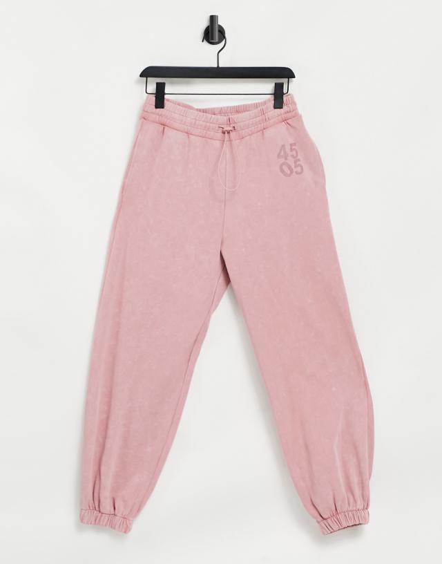 ASOS 4505 unisex oversized sweatpants in acid wash