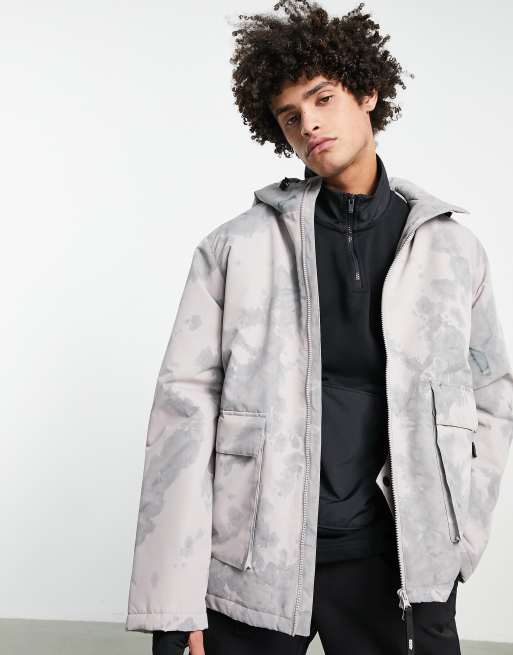 ASOS 4505 utility ski jacket with tie dye | ASOS