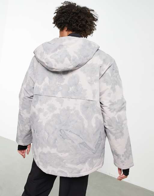 ASOS 4505 – Utility-Skijacke mit Batikmuster, 2 von 4