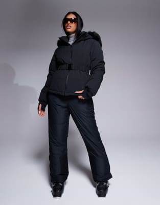 ASOS 4505 - Veste de ski isolante et déperlante - Noir