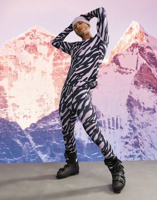ASOS 4505 warm base layer leggings in animal print ASOS