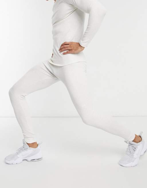 ASOS 4505 - Warme baselayer legging met wafelpatroon