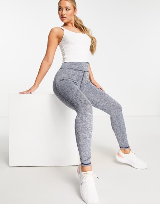 ASOS 4505 Tall – Yoga-Leggings in meliertem Grau mit Markenlogo Color:  Gray-black; Size: US 0: Buy Online in the UAE, Price from 269 EAD &  Shipping to Dubai