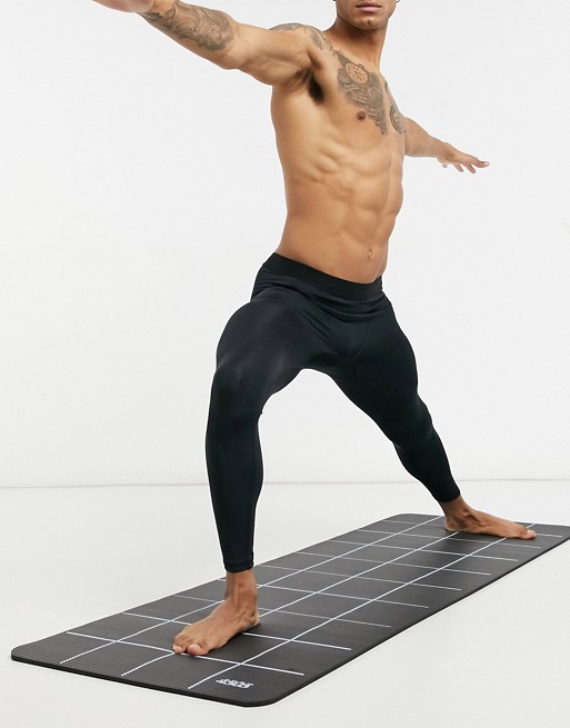 ASOS 4505 yoga mat with grid alignment