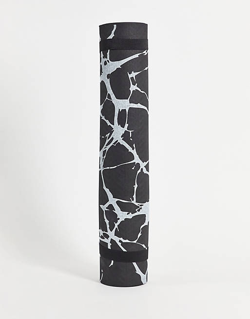 ASOS 4505 yoga mat with marble print