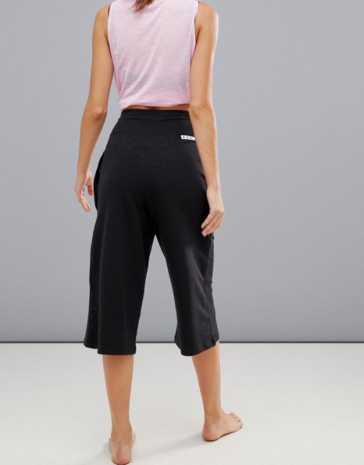 ASOS 4505 Petite yoga pants with turndown waistband