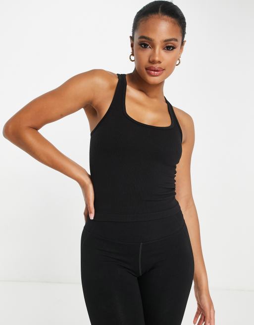 ASOS 4505 icon yoga tank in cotton touch