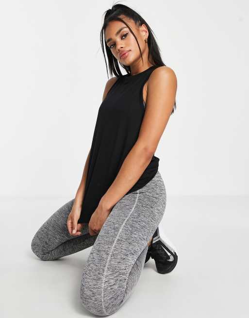 ASOS 4505 Petite yoga tank top with twist back