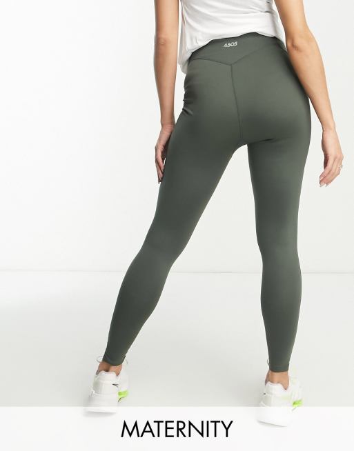 ASOS 4505 - Zwangerschapskleding - Icon - Legging met gevormde achterkant, siernaad en zak 