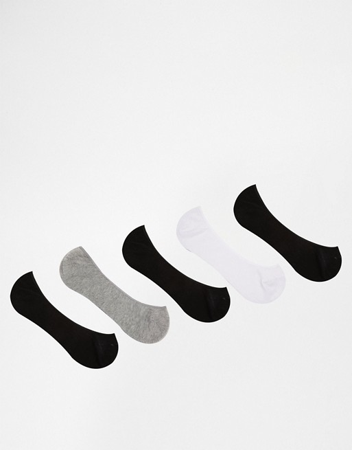 ASOS 5 Pack Pop Socks | ASOS