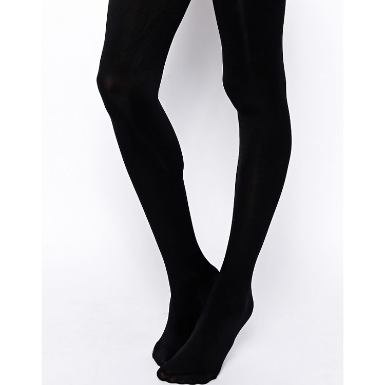 Women's 50 denier plain tights - Black