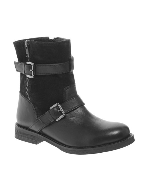 ASOS | ASOS ABSENCE Leather Biker Boots