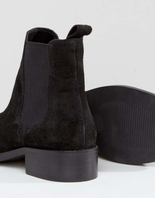 Asos absolute wide fit leather chelsea ankle boots sale