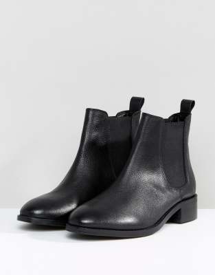 womens wide fit leather chelsea boots
