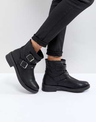 biker ankle boots