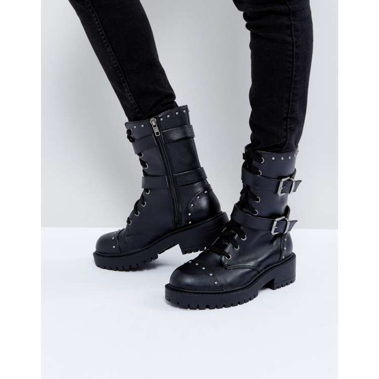 Botte store style militaire