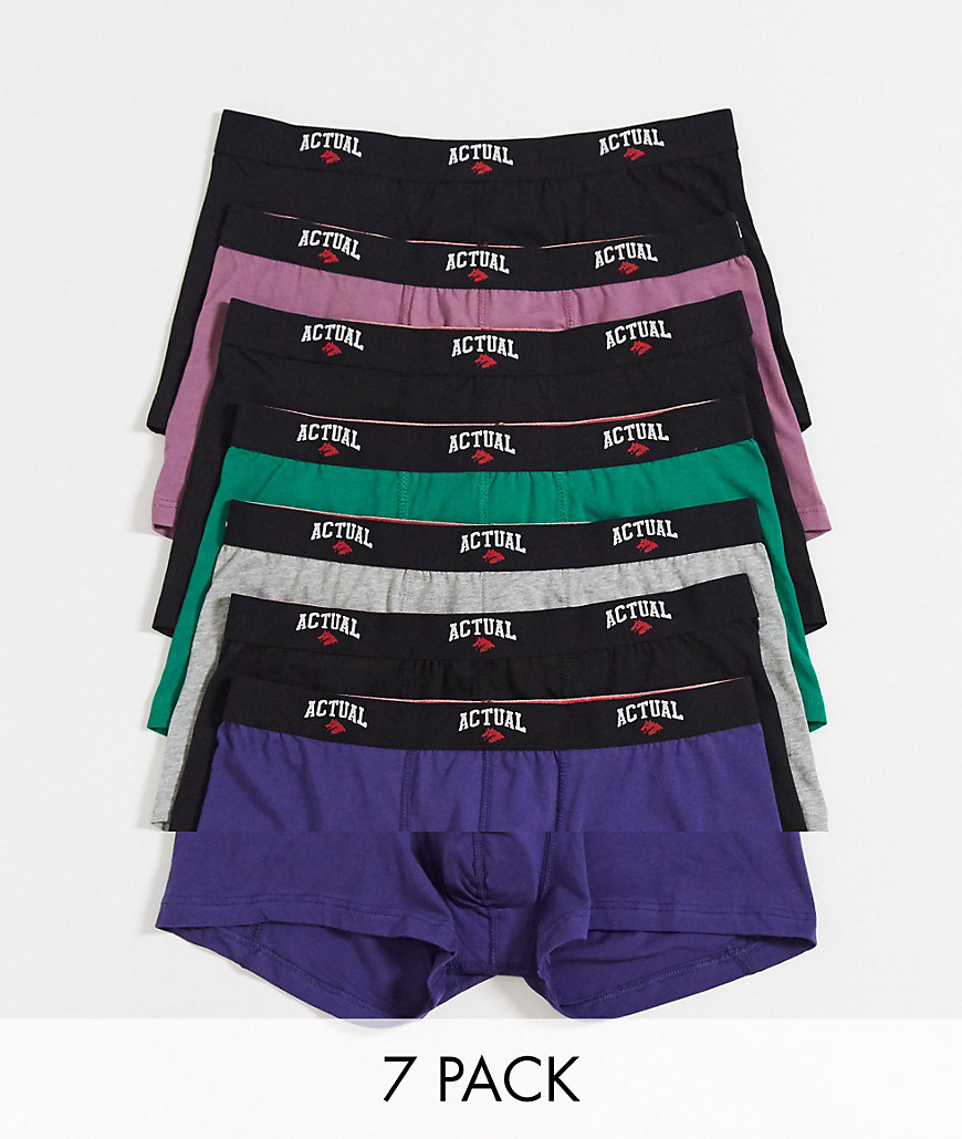 фото Asos actual 7 pack short trunks save-мульти
