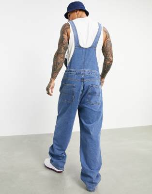 levi's baggy denim overalls