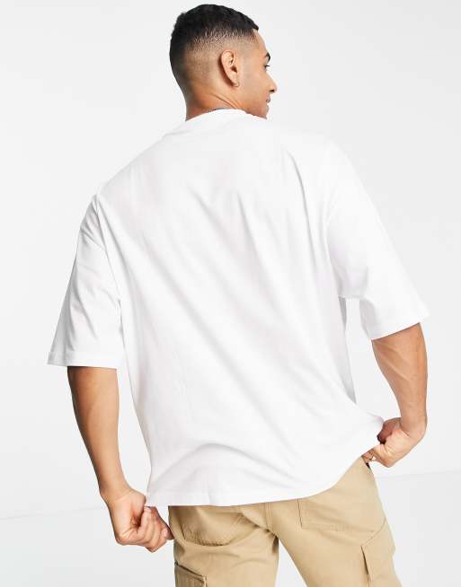 ASOS Actual – Biały T-shirt oversize z grafiką Leisure Club, 2 z 4