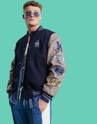 bomber jacket varsity