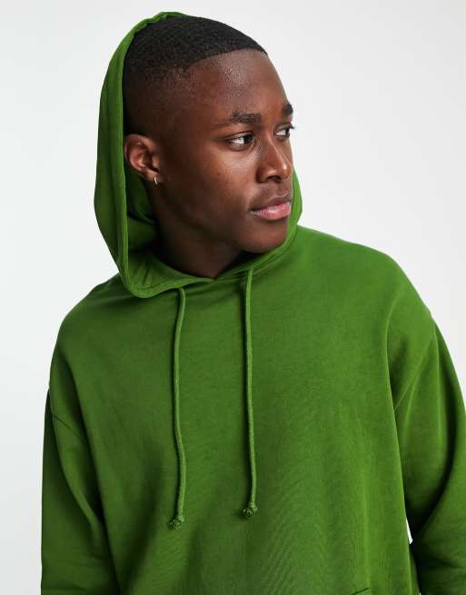 Asos green hoodie best sale