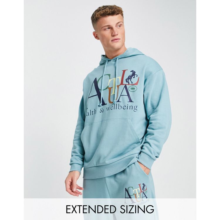 HealthdesignShops - ASOS Actual co-ord hoodie in black with colour