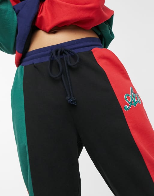 Green red hot sale joggers