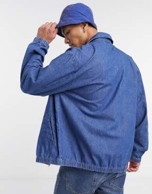 denim harrington jacket