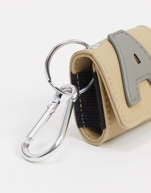 ASOS Actual 'A' keyring with clip