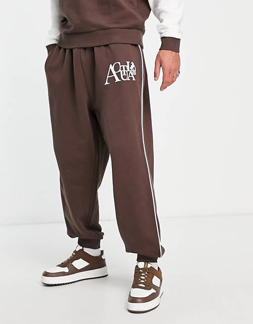 colore Joggers con profili a contrasto Asos Uomo Abbigliamento Pantaloni e jeans Pantaloni Joggers 