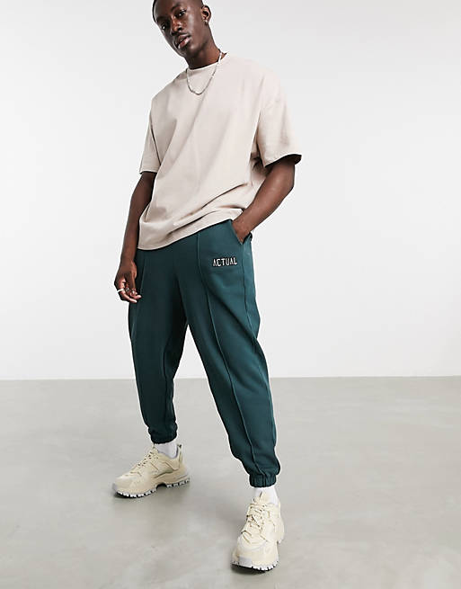 Asos Uomo Abbigliamento Pantaloni e jeans Pantaloni Joggers Joggers oversize tie-dye con logo ricamato in coordinato 