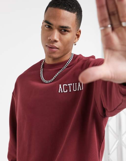 Burgundy sweatshirt cheap