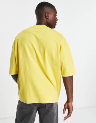 big w yellow shirt