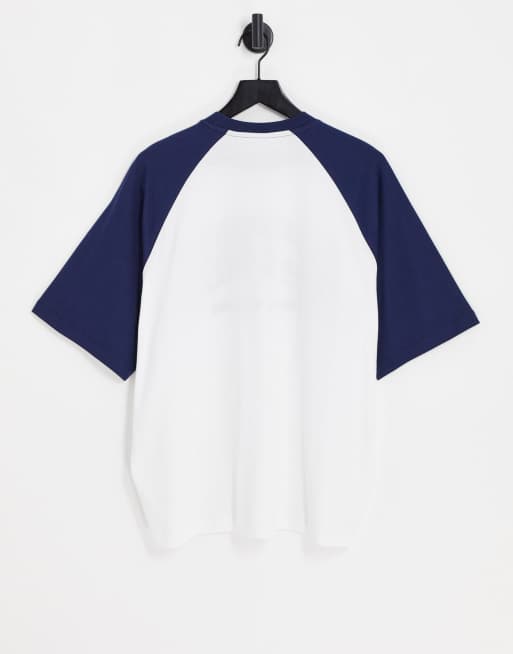 ASOS Actual oversized t-shirt with logo front embroidery in multi, 2 of 4