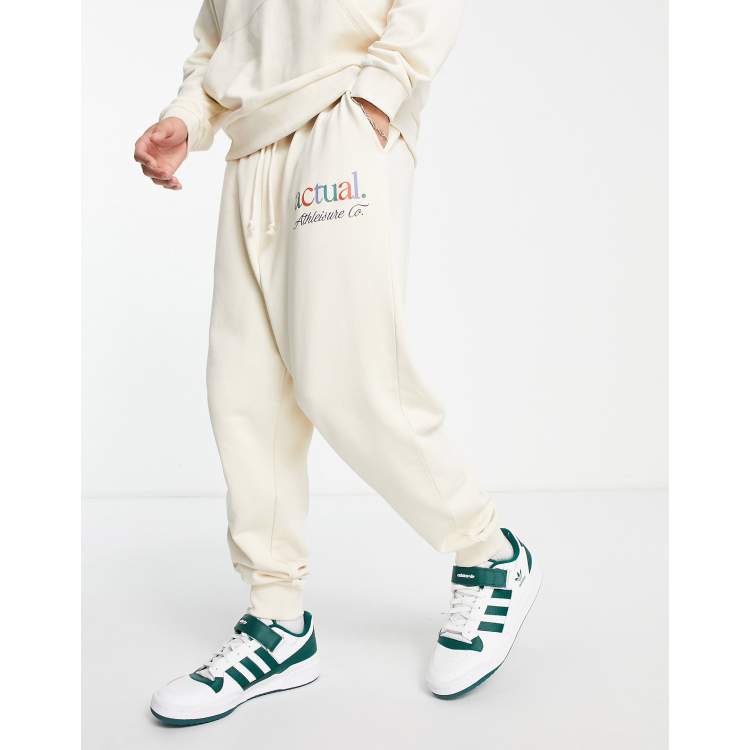 Cream colored sweatpants cheap