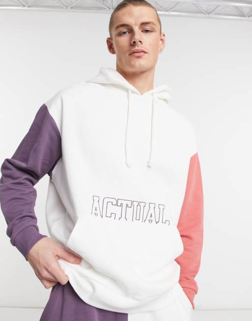 Split Logo Colorblock Hoodie