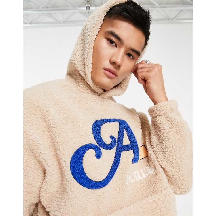 Hoodie imitation peau de mouton hotsell