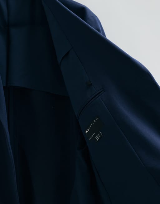 ASOS ADAPTIVE - americana de traje entallada en azul marino, 8 de 8