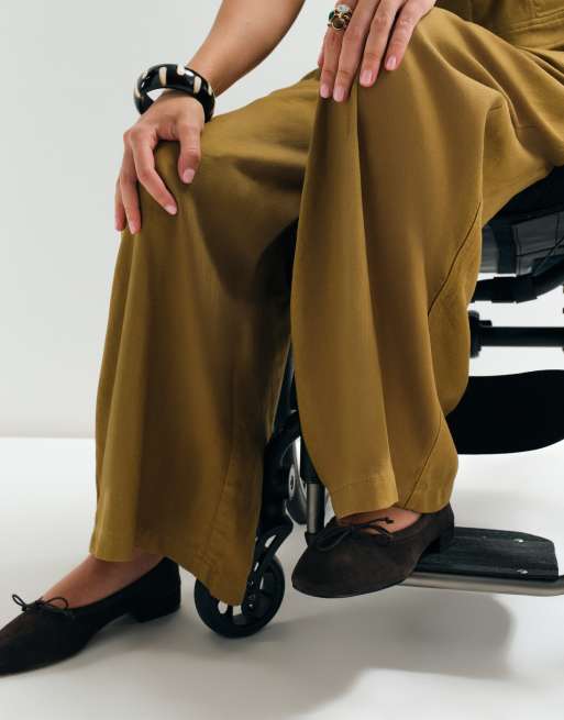 ASOS ADAPTIVE casual pants in tobacco, 2 of 7