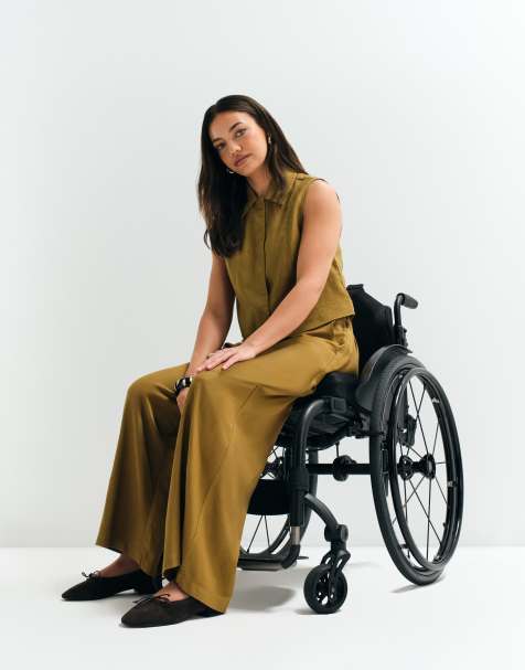 ASOS ADAPTIVE casual trousers in tobacco - view 1