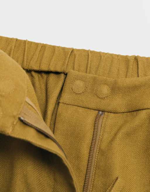ASOS ADAPTIVE Curve casual trousers in tobacco, 8 of 9