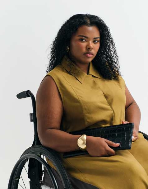 ASOS ADAPTIVE Curve casual waistcoat in tobacco - view 1