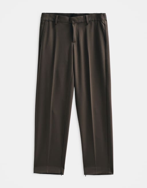 ASOS ADAPTIVE maßgeschneiderte Relaxed Tapered Hose in Beige, 2 von 7