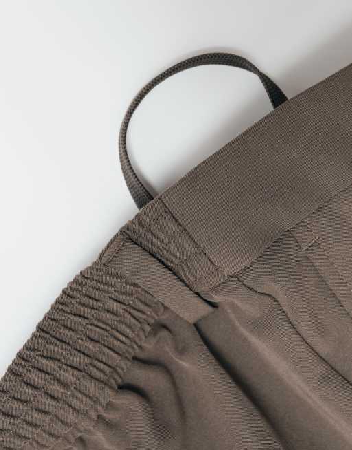ASOS ADAPTIVE maßgeschneiderte Relaxed Tapered Hose in Beige, 7 von 7