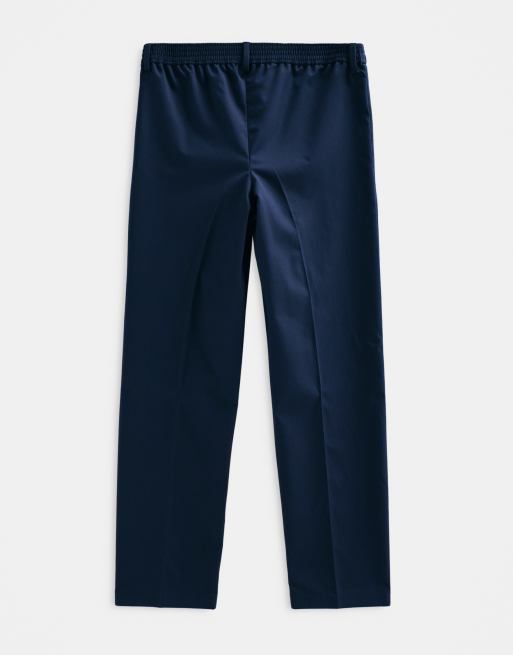 ASOS ADAPTIVE relaxed tapered pantalon in marineblauw, 5 van 9