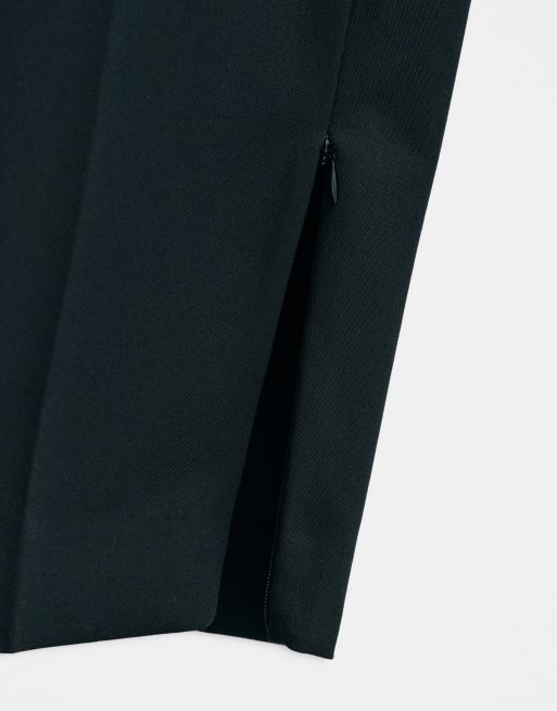 ASOS ADAPTIVE relaxed tapered suit pants in black, 8 of 11