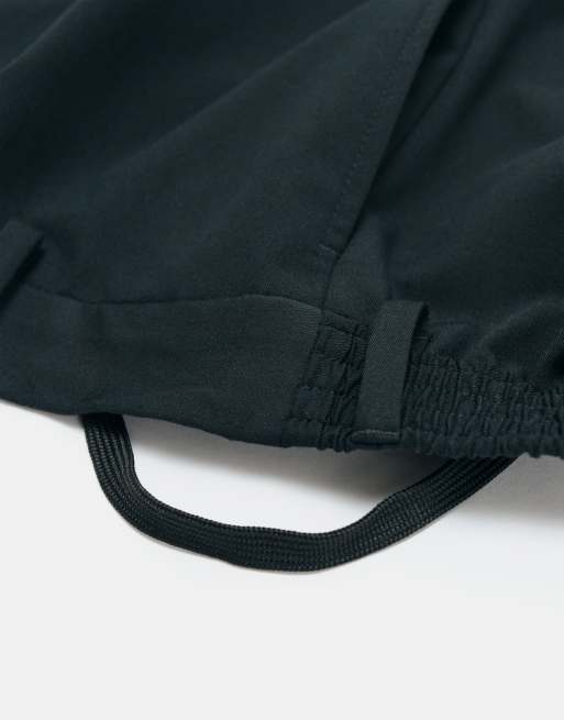 ASOS ADAPTIVE relaxed tapered suit pants in black, 4 of 4
