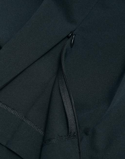 ASOS ADAPTIVE relaxed tapered suit trousers in black, 2 of 4